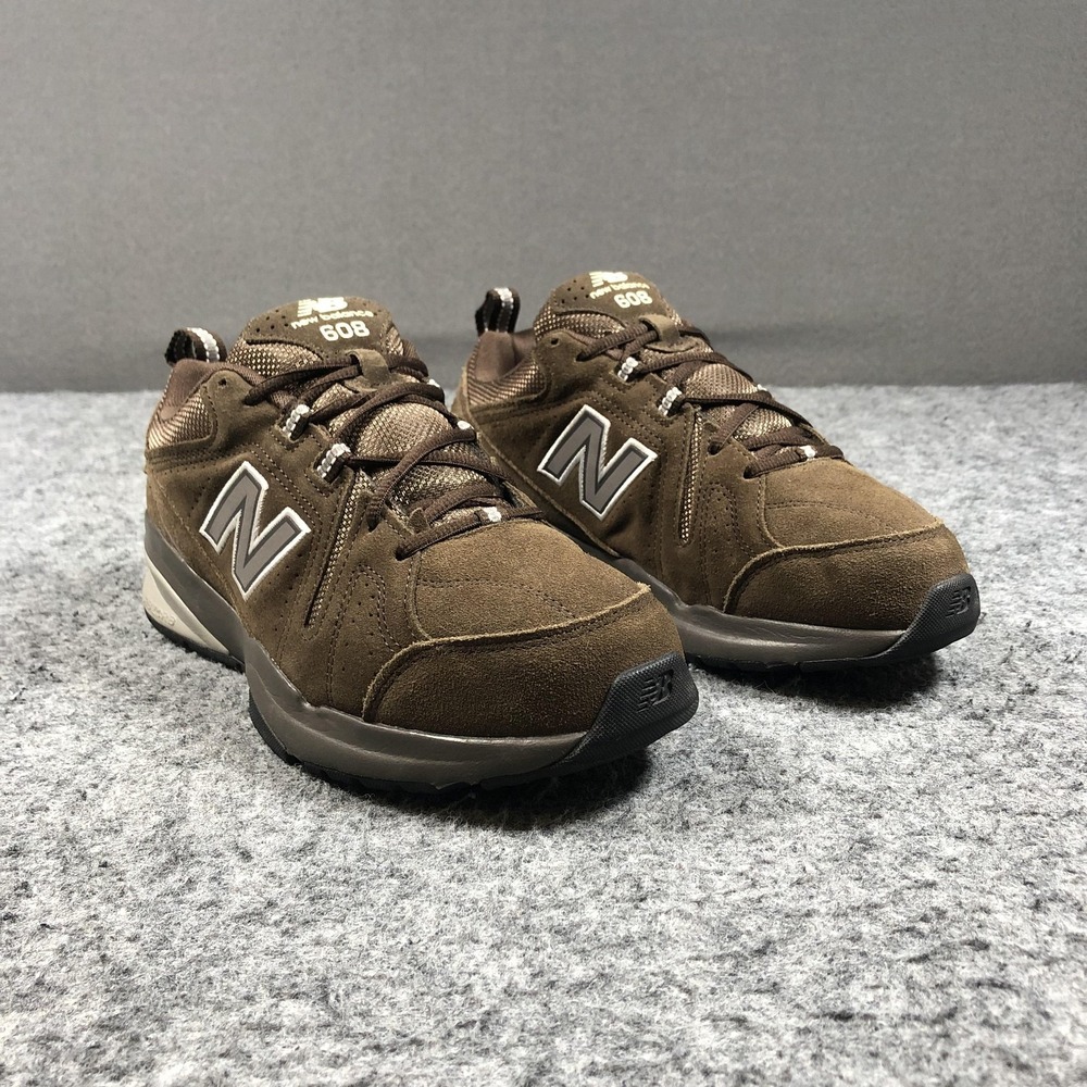 New Balance 608 MX608UB5 Shoes Mens 8.5 Brown Suede Walking Training Sneakers